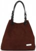 Kožené kabelka shopper bag Vittoria Gotti hnědá V90047CH